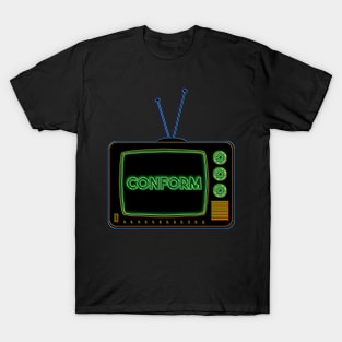 Retro TV | Conform | Pop Art T-Shirt